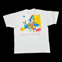 Load image into Gallery viewer, Vintage 90’s HARD ROCK CAFE “Euro Edition” Souvenir Spellout Single Stitch Graphic T-Shirt
