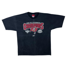 Load image into Gallery viewer, Vintage Reebok NFL Tampa Bay Buccaneers &quot;2002 Champions&quot; Football Black T-Shirt
