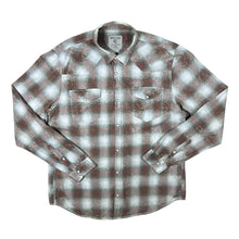 Load image into Gallery viewer, Garcia Jeans Cowboy Western Style Plaid Check Popper Long Sleeve Shirt
