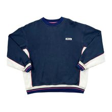 Load image into Gallery viewer, Early 00&#39;s ELLESSE Classic Embroidered Mini Logo Colour Block Crewneck Sweatshirt
