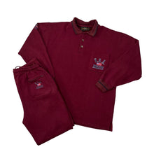 Load image into Gallery viewer, Vintage 90’s JOHNNY COBURN “USA Athletic” Embroidered Leisure Sweatshirt Bottoms Trousers Set

