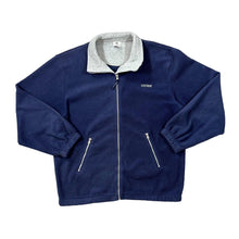 Load image into Gallery viewer, Early 00&#39;s SOUTHBAY Classic Navy Blue Mini Logo Zip Fleece Sweatshirt
