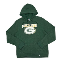 Load image into Gallery viewer, Majestic NFL GREEN BAY PACKERS Big Logo Spellout Football Pullover Hoodie
