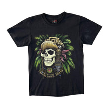Load image into Gallery viewer, Early 00&#39;s THUNDER Gothic Native American Skull Graphic T-Shirt

