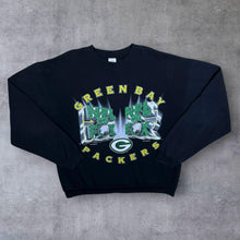 Load image into Gallery viewer, Vintage NFL On Fox (1996) Green Bay Packers Football Graphic Black Sweatshirt
