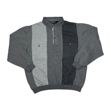 Load image into Gallery viewer, Vintage 90’s AZ SPORT Colour Block Collared Sweatshirt
