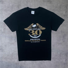 Load image into Gallery viewer, Harley Owners Group (2013) “Euro Festival” Biker Souvenir Graphic Black T-Shirt
