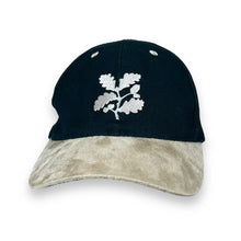 Load image into Gallery viewer, THE NATIONAL TRUST Embroidered Logo Suede Peak Baseball Cap
