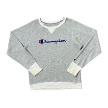 Load image into Gallery viewer, CHAMPION Classic Big Logo Spellout Graphic Crewneck Sweatshirt
