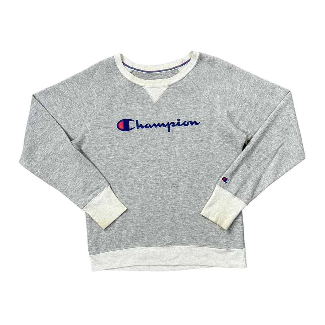 CHAMPION Classic Big Logo Spellout Graphic Crewneck Sweatshirt