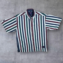 Load image into Gallery viewer, Vintage Edwards Heavies Multi Striped Cotton Short Sleeve Shirt
