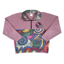 Load image into Gallery viewer, Vintage 90&#39;s CAMPAGNOLO Crazy Abstract Patterned 1/4 Zip Fleece Sweatshirt
