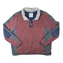 Load image into Gallery viewer, Fat Face &quot;The Airlie&quot; Sherpa Collared Heavy Cotton 1/4 Zip Sweatshirt Top
