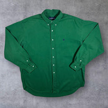 Load image into Gallery viewer, Vintage Ralph Lauren &quot;Blake&quot; Classic Green Long Sleeve Cotton Button-Up Shirt
