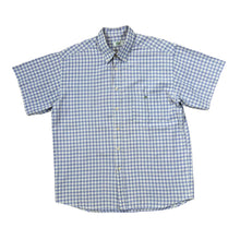 Load image into Gallery viewer, Vintage LACOSTE Embroidered Mini Logo Check Short Sleeve Button-Up Shirt
