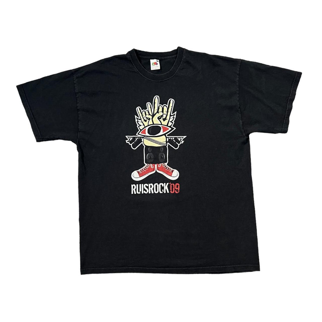 RUISROCK (2009) Hard Rock Heavy Metal Music Band Festival Lineup Graphic T-Shirt