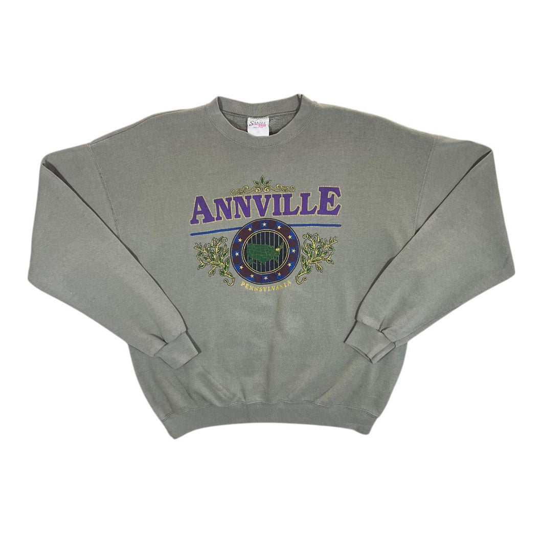 Vintage 90's Santee ANNVILLE Pennsylvania Souvenir Graphic Crewneck Sweatshirt