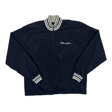 Load image into Gallery viewer, Vintage CHAMPION Classic Mini Logo Black 1/2 Zip Windbreaker Pullover Jacket
