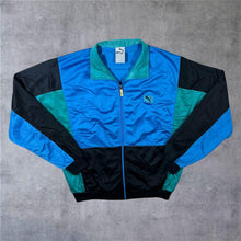 Load image into Gallery viewer, Vintage 90’s Puma Embroidered Mini Logo Colour Block Tracksuit Jacket

