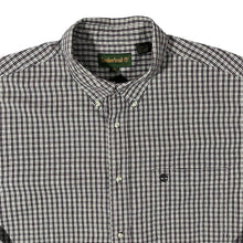 Load image into Gallery viewer, Vintage Timberland Burgundy Cream Check Cotton Long Sleeve Button-Up Shirt
