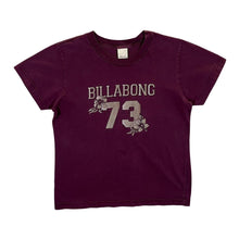Load image into Gallery viewer, Early 00&#39;s BILLABONG Floral Surfer Logo Spellout Graphic T-Shirt
