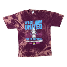 Load image into Gallery viewer, WEST HAM UNITED &quot;The F.A. Cup Final 2006&quot; Football Souvenir Graphic Tie Dye T-Shirt

