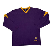 Load image into Gallery viewer, Vintage NFL (2000) MINNESOTA VIKINGS Embroidered Mini Logo Lightweight Sweatshirt
