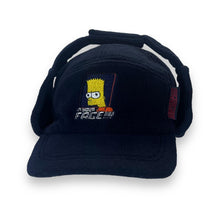 Load image into Gallery viewer, Vintage THE SIMPSONS (2001) &quot;In Your Face!!!&quot; Bart Simpson Fleece Trapper Hat Cap
