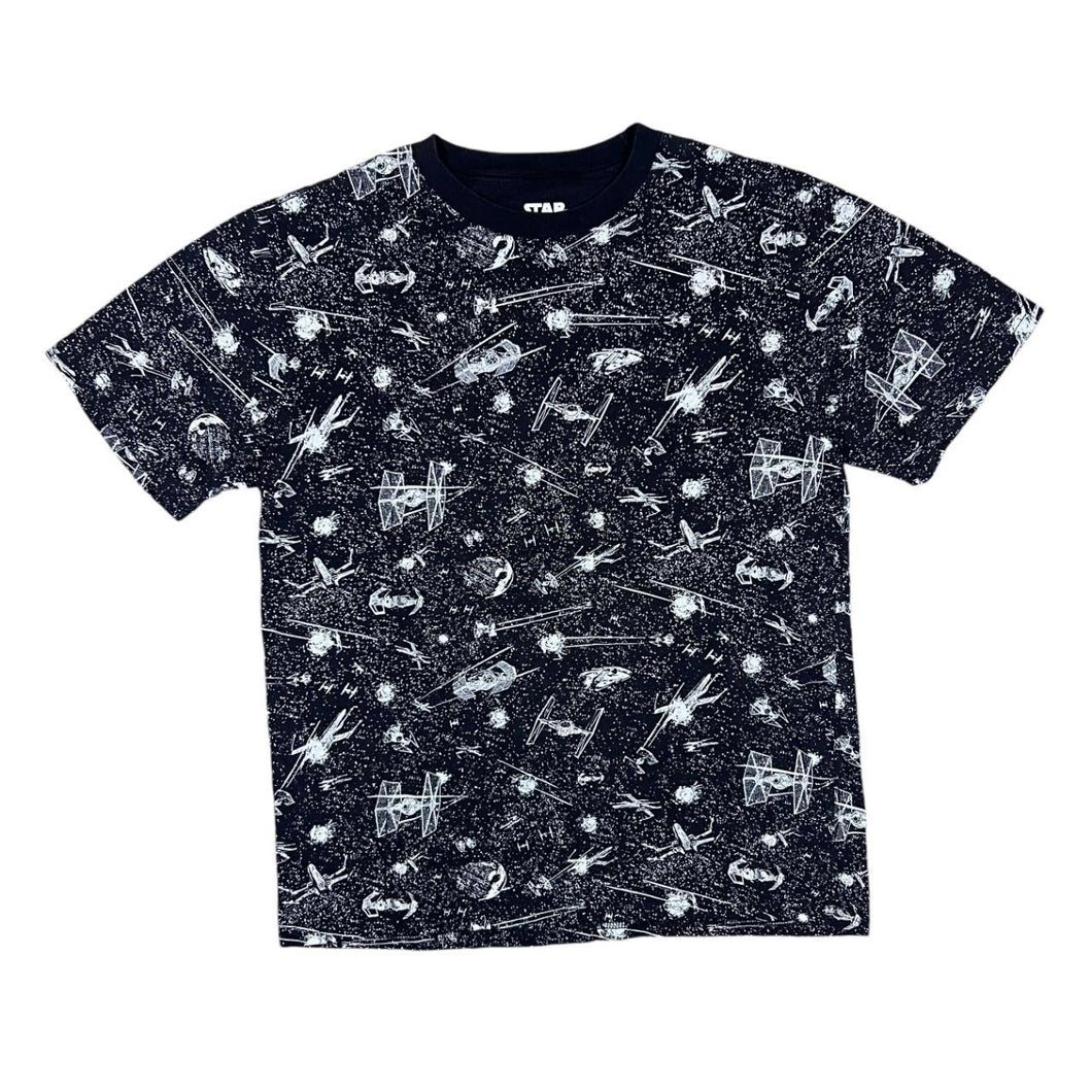 Mad Engine STAR WARS Tie Fighter Sci-Fi Movie All-Over Print Graphic T-Shirt