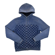 Load image into Gallery viewer, QUIKSILVER Checkerboard Skater Surfer Fleece Lined Zip Hoodie
