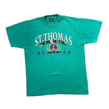 Load image into Gallery viewer, Vintage 90&#39;s ST. THOMAS US Virgin Islands Souvenir Spellout Graphic Single Stitch T-Shirt
