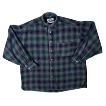 Load image into Gallery viewer, Vintage EK Basic System Multi Plaid Check Cotton Long Sleeve Flannel Shirt
