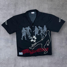 Load image into Gallery viewer, Early 00&#39;s Dognose &quot;Soccer&quot; Team Gang Control Y2K Graphic Short Sleeve Shirt
