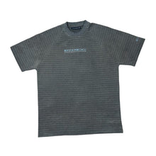 Load image into Gallery viewer, Early 00&#39;s Anvil AMERICAN COLLECTION Emoji Spellout Graphic Striped Tie Dye T-Shirt
