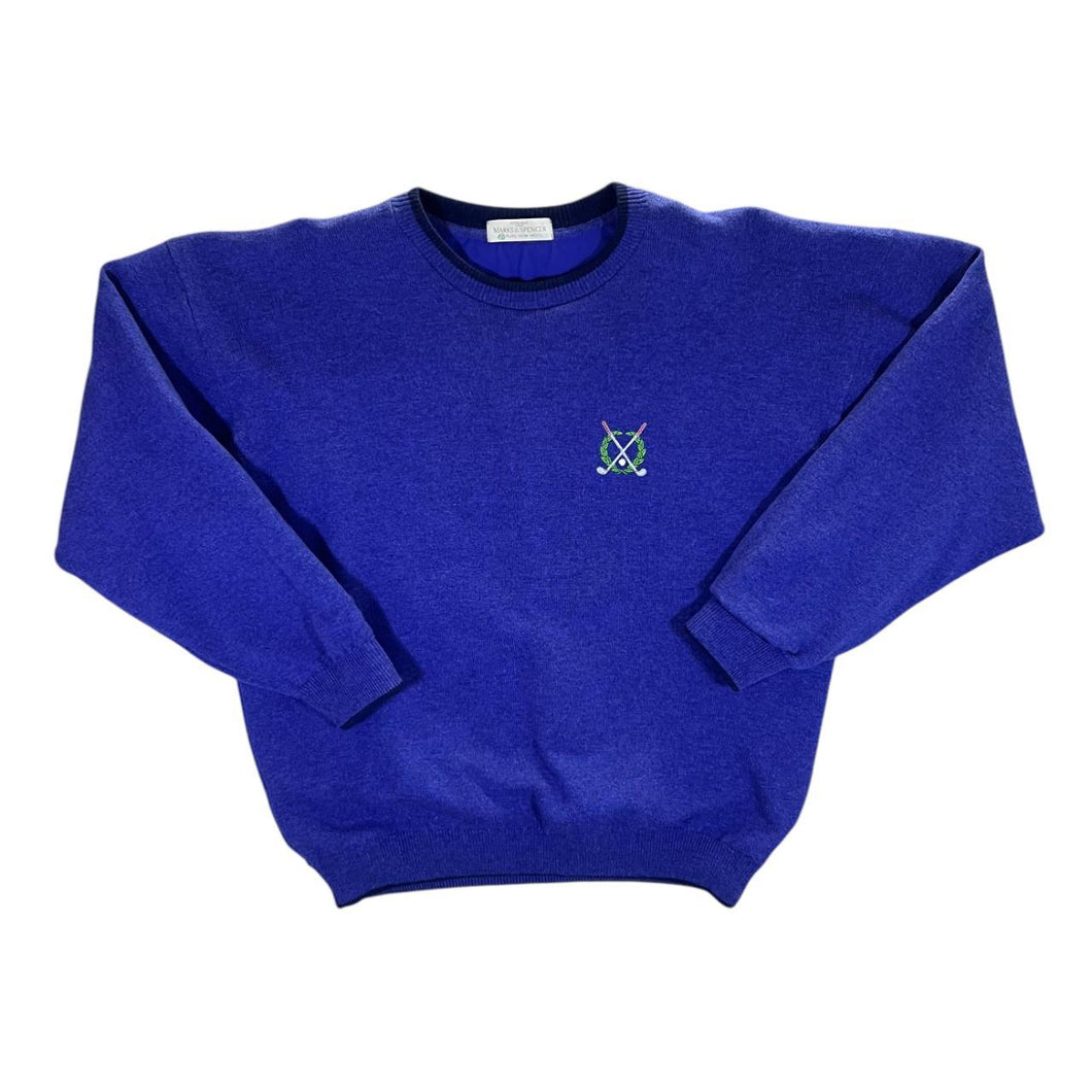 Vintage St Michael Marks & Spencer Golf Pure New Wool Windbreaker Lined Jumper