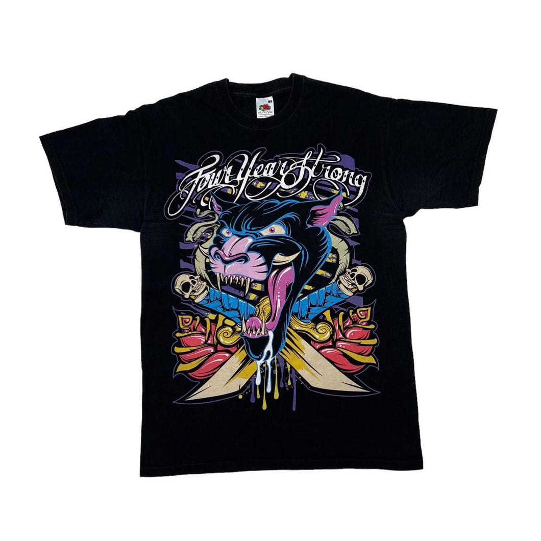 FOUR YEARS STRONG Graphic Spellout Melodic Hardcore Pop Punk Band T-Shirt