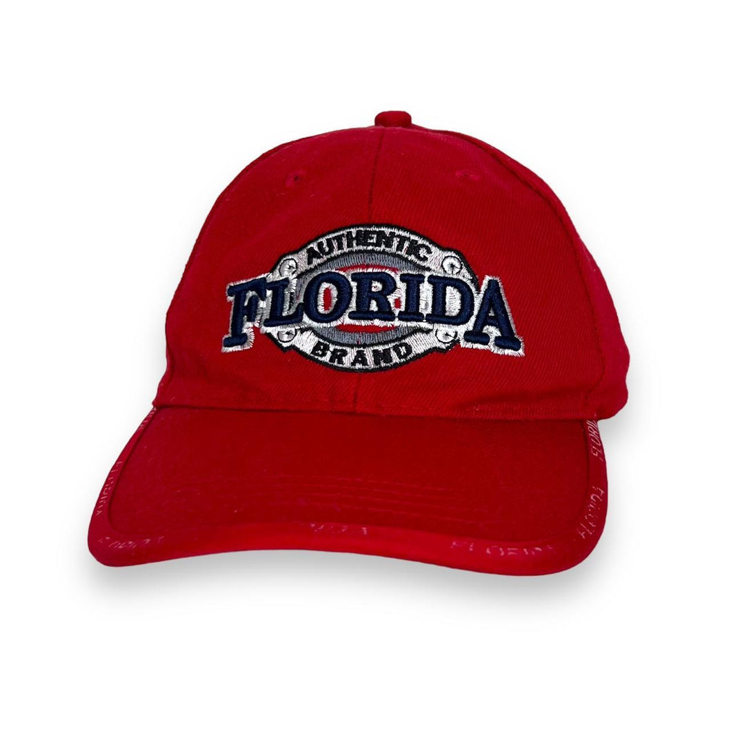 Early 00’s FLORIDA “Authentic Brand” Embroidered Souvenir Spellout Baseball Cap