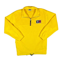 Load image into Gallery viewer, Early 00&#39;s IX-CHEL Mini Patch Logo Yellow 1/4 Zip Fleece Sweatshirt
