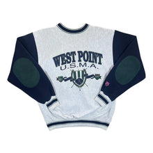 Load image into Gallery viewer, Vintage 90's MV Sport WEST POINT USMA Military Colour Block Graphic Sweatshirt
