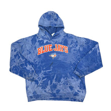 Load image into Gallery viewer, MLB TORONTO BLUE JAYS Embroidered Baseball Logo Spellout Tie Dye Pullover Hoodie
