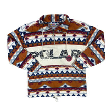 Load image into Gallery viewer, Vintage 2ND IMPULSE &quot;Polar&quot; Crazy Patterned 1/4 Zip Pullover Fleece Sweatshirt

