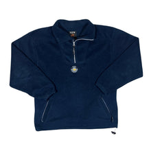 Load image into Gallery viewer, Vintage NEW ARTEX Embroidered Mini Centre Logo Navy Blue 1/4 Zip Fleece Sweatshirt
