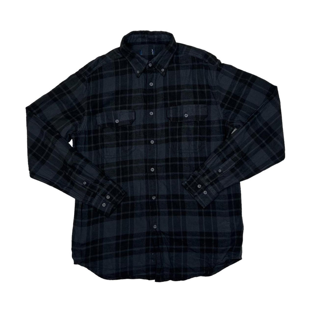 Early 00’s Plaid Check Long Sleeve Button-Up Flannel Shirt