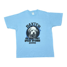 Load image into Gallery viewer, ANCHORMAN &quot;Baxter&quot; Dog Will Ferrel Comedy Movie Spellout Graphic T-Shirt
