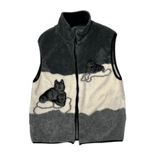 Load image into Gallery viewer, Vintage Wolf Animal Nature Wildlife All-Over Print Fleece Gilet
