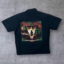 Load image into Gallery viewer, Early 00's Cradle Of Filth "Damnation And A Day" Extreme Heavy Metal Band Shirt
