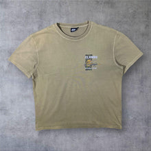 Load image into Gallery viewer, Weird Fish "Clambo" Novelty Graphic Faded Light Brown Cotton T-Shirt
