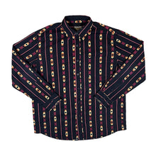 Load image into Gallery viewer, ATLAS FOR MEN Aztec Navajo Western Patterned Striped Cotton Long Sleeve Shirt
