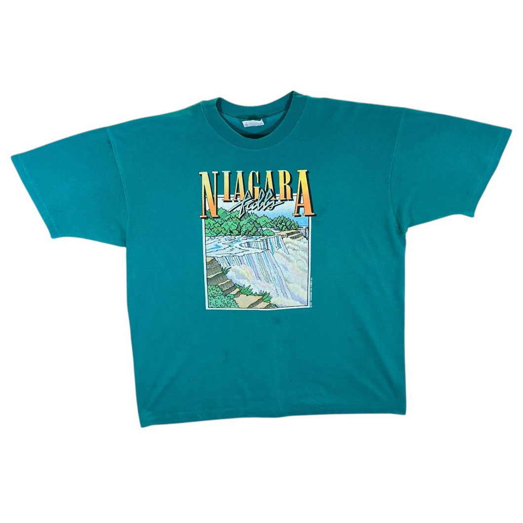 Vintage Hanes (1987) Niagara Falls Souvenir Spellout Graphic Single Stitch T-Shirt