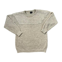 Load image into Gallery viewer, Vintage 90&#39;s C&amp;A Made In Romania Classic Beige Acrylic Knit Sweater Jumper
